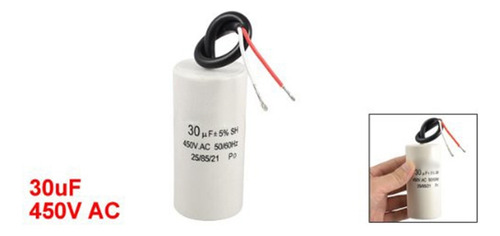Cable Queenly-2, 30 Uf, 450 V, 50/60 Hz, Cbb60, Motor Start