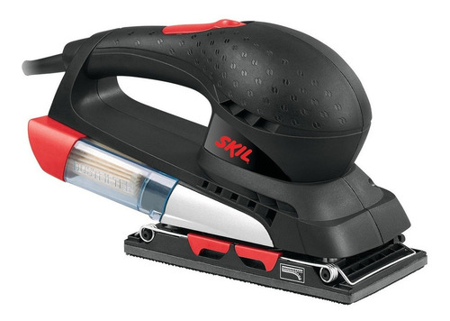 Imagem 3 de 5 de Lixadeira orbital Skil Professional 7351 preta e vermelha 200W 127V
