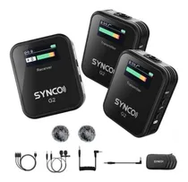 Comprar Micrófonos Synco G2 A2 Solapa Omnidireccional color negro