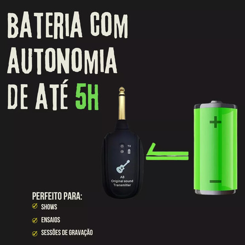 Transmisor Y Receptor Inalámbrico P10 Para Guitarra, Bajo C