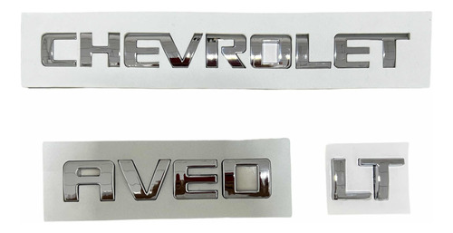 Letra Emblema Logo Chevrolet Aveo Lt