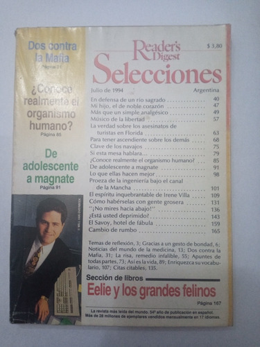 Revista Selecciones Julio 1994 De Adolescente A Magnate (64)