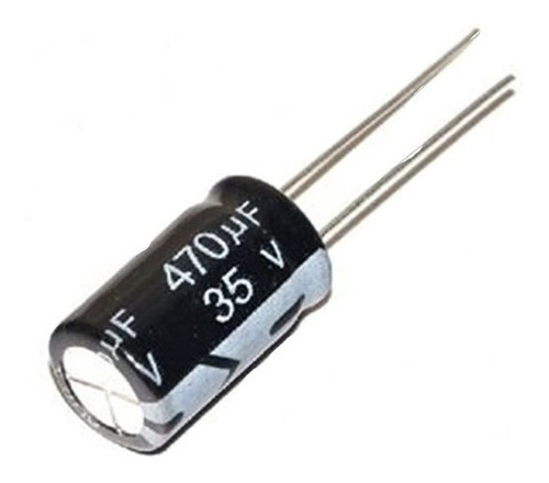 Capacitor Eletrolítico 470uf X 35v 105° - 20 Unidades