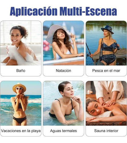 Poncho Microfibra Con Capucha Para Natación Y Surf