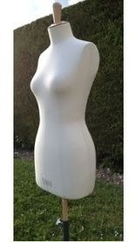 Maniquies Sastre Blanco Y Negro Talla S, M