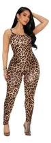 Comprar Jumpsuit Catsuit Enterito Mono Chupin Animal Print Leopardo