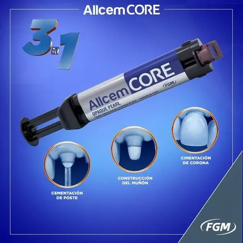 Dental Cemento Dual Allcem Core Fgm 3 En 1 Cementa Reconstru | Meses ...