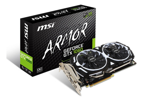Tarjeta Gráfica Msi Gaming Geforce Gtx 1060 6gb Gdrr5 192 Bi
