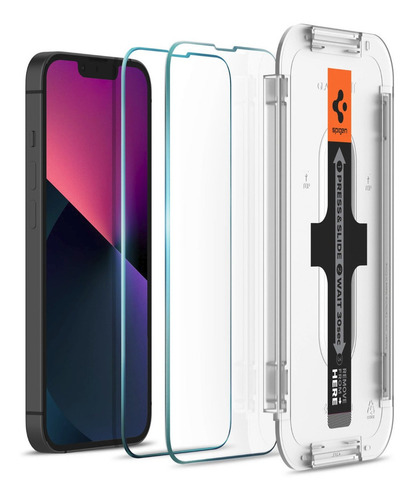 2x Pelicula Ezfit Spigen Glastr iPhone 14 6,1 Tela Completa
