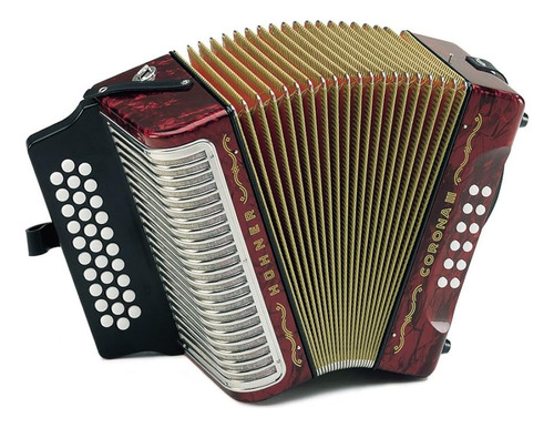 Hohner Corona Iii Gcf, Rojo Perla