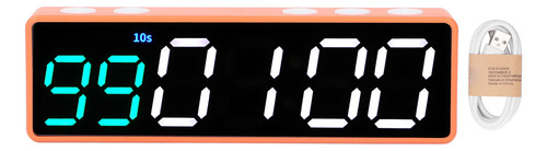 Reloj Cronómetro De Fitness Con Pantalla Led Digital Antivér