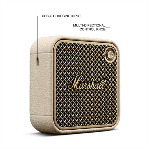 Altavoz Portátil Bluetooth Marshall Willen Ii Cream