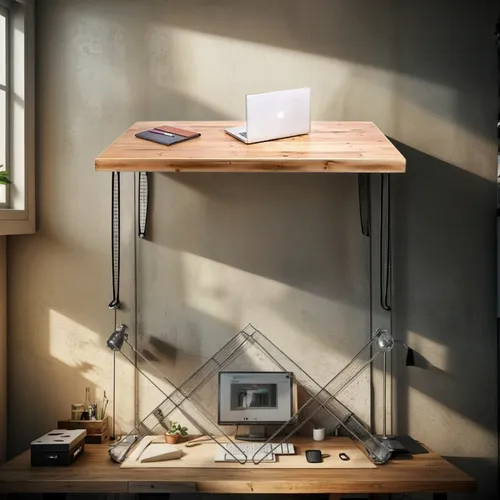 Escritorio Plegable Ligero Mesa De Madera Portátil, Pe...