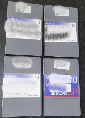 Tapes Videocassettes Sony Betacam Sp 5 Y 10 Min. (Usado)