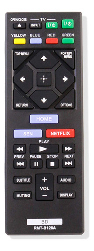 Control Remoto PERFASCIN RMT-8128A Negro para DVD, Infrarrojo, sin programación, pilas AAA. Ideal para tu reproductor de video.