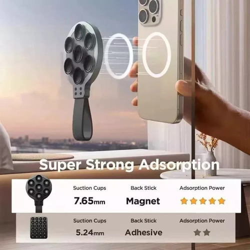 S Suporte Para Celular Com Ventosa De Adsorção Magnética