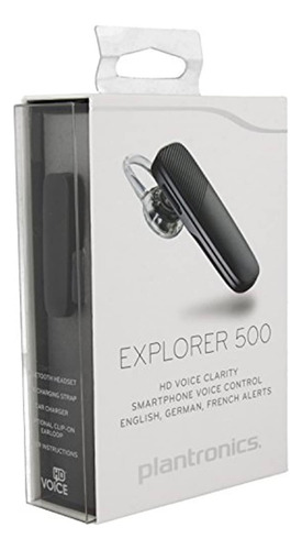 Plantronics Explorer 500, Negro, Bluetooth, 203621-05 (Usado)