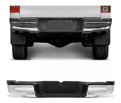 Paragolpe Trasero Para Toyota Hilux Cromado 2016 2018 2019