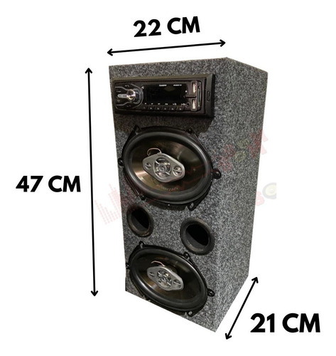 Imagem 2 de 4 de Caixa Residencial Bob 5x7 Ativa Bt/usb/sd/aux