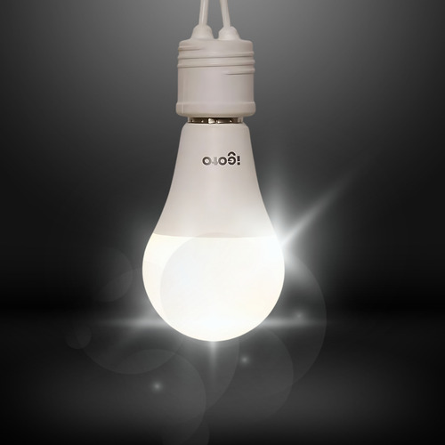 Soquet Adaptador Con 4 Focos 15w E27 Luz Blanca O Amarilla