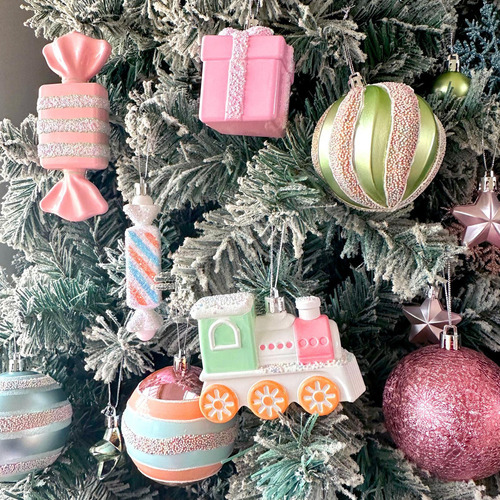 Adornos Para De Navidad, Colgantes, Surtidos, 34 Piezas