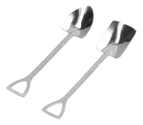 Xu Cuchara De Pala, 2 Piezas De Acero Inoxidable,