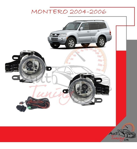 Halogenos Mitsubishi Montero 2004-2006 Cachetona