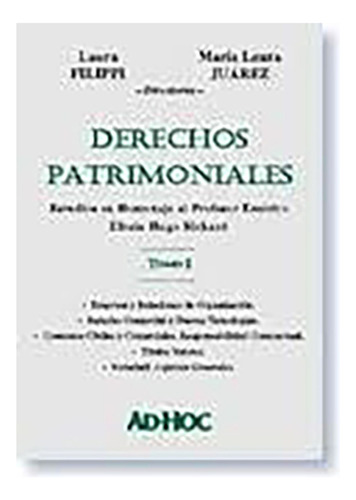 Derechos Patrimoniales. 2 Tomos - Filippi, Juarez