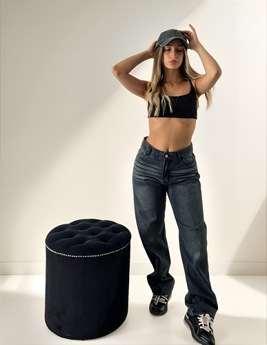 Jean Mujer Pantalon Mom Recto Urbano Modelos Exclusivos