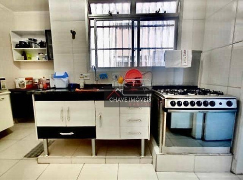 Apartamento Com 2 Dormitórios À Venda, 89 M² Por R$ 385.000,00 - Campo Grande - Santos/sp - Ap2943