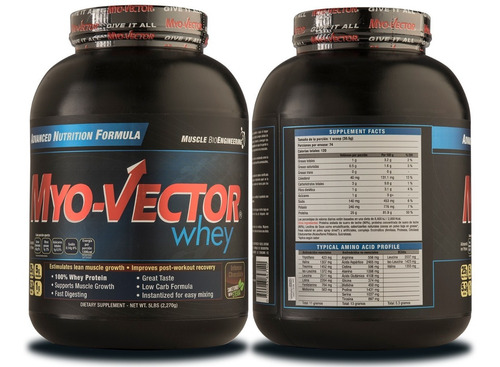 Imagen 2 de 4 de Proteina Myovector Whey 5lbs