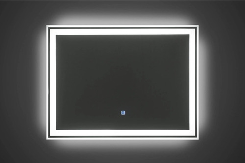 Imagen 3 de 6 de Espejo Luz Led 60 X 80 Cm Touch Ideal Baño