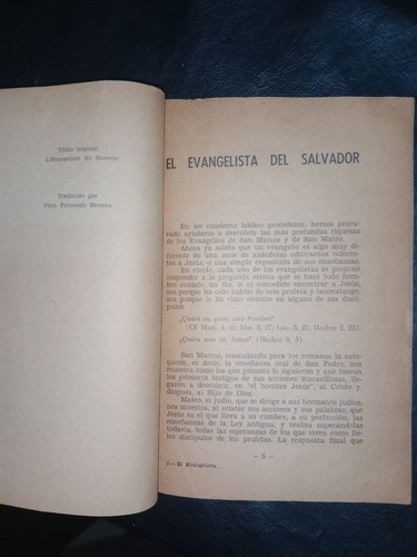 El Evangelista Del Salvador Du Buit