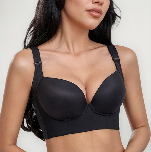 Sujetadores Deep Cup Push Up Para Mujer, Con Piel Incorporad