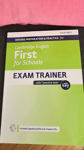 First For Schools Exam Trainer Students With Key Oxford Prep