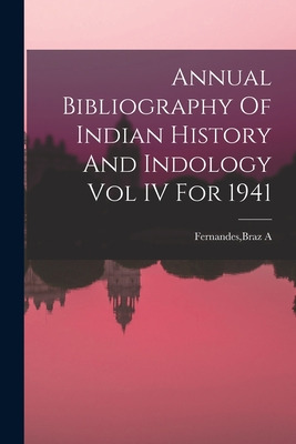 Libro Annual Bibliography Of Indian History And Indology ...