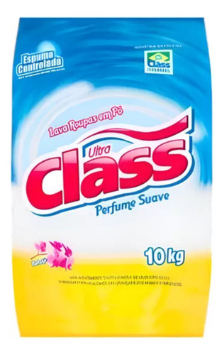 Detergente Em Pó Ultra Class Pacote Com 10kg