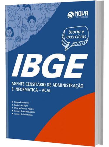 Apostila Concurso Ibge - Agente Censitário De Administração, De Professores Especializados.