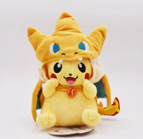 Peluche Pikachu Cosplay Charizard Nuevo Disponible