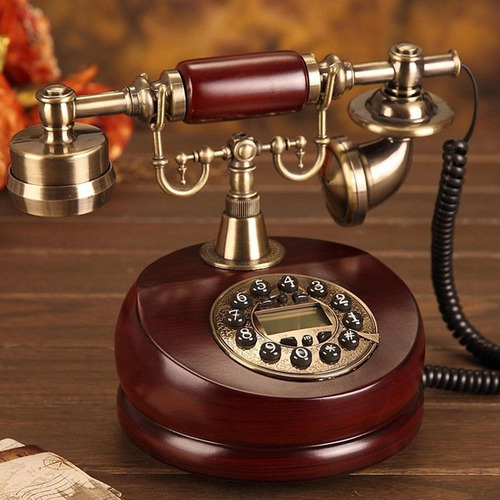 P Teléfono Con Cable Teléfono Fijo Antiguo Con Manos Libres