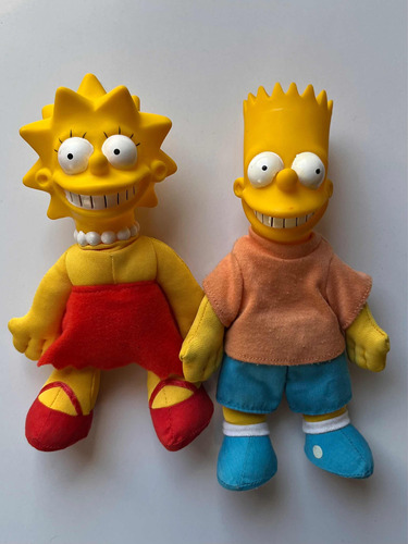 Bart Y Lisa Simpson Los Simpsons Burger King Vintage 1990