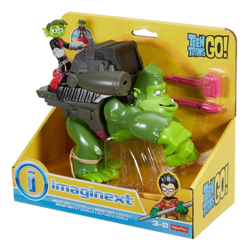 Teen Titans Beast Boy & Gorila Imaginext