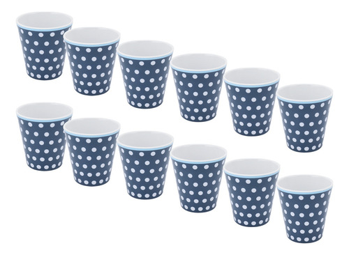 Milk Cup, Antiescaldado, Diseño De Puntos Azules De Melamina