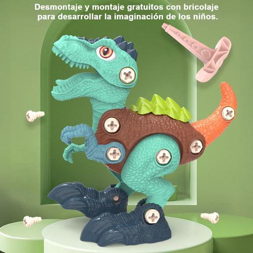 CM-TOP Juguetes De Dinosaurios Para Niños Diy Con Taladro Electrico