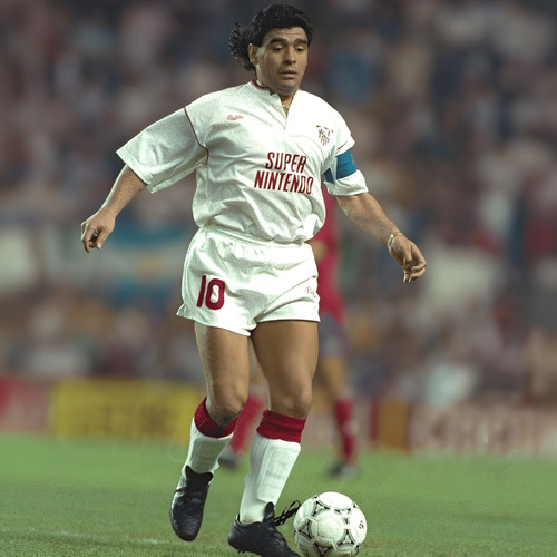 Camiseta Sevilla Fc Diego Maradona N° 10 Bukta Local 1992 93