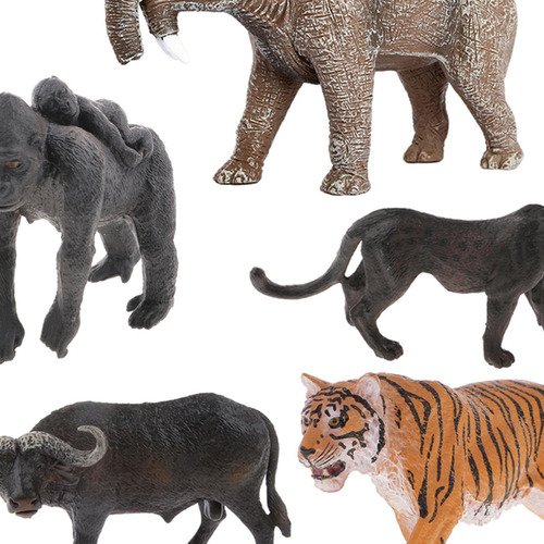 . 5x Figura De Animal Prehistórico Conjunto De Juguetes