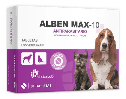Suplemento Perros Alben Max 10, 30 Tabs