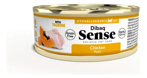 Dibaq Sense Alimento Húmedo Pollo 70g Gato Adulto Grain Free