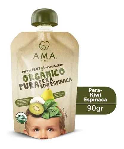 Pack 32 Purés - Compotas De Vegetales Y Fruta Orgánica