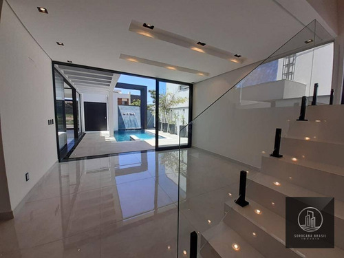 Imagem 24 de 30 de Sobrado Com 4 Dormitórios À Venda, 390 M² Por R$ 3.000.000,00 - Condomínio Residencial Giverny - Sorocaba/sp - So0256